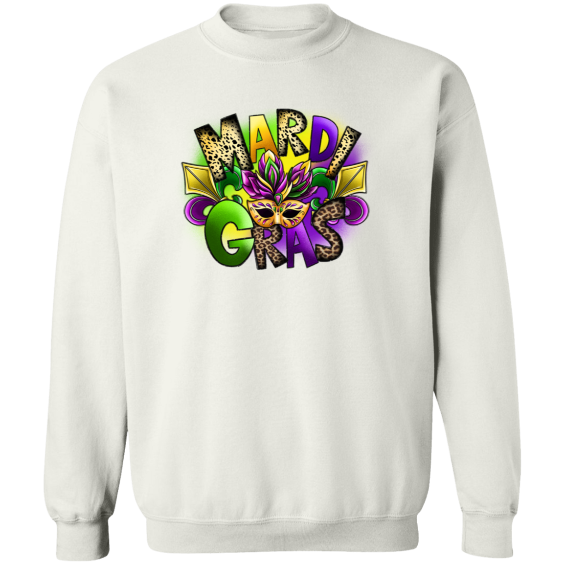 Mardi Gras Mask Unisex Sweatshirt