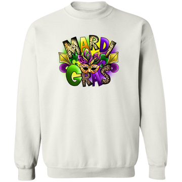 Mardi Gras Mask Unisex Sweatshirt