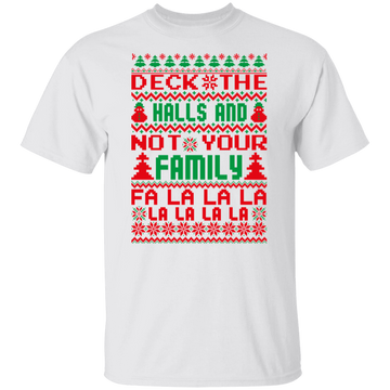 Deck The Halls Family Unisex Tee