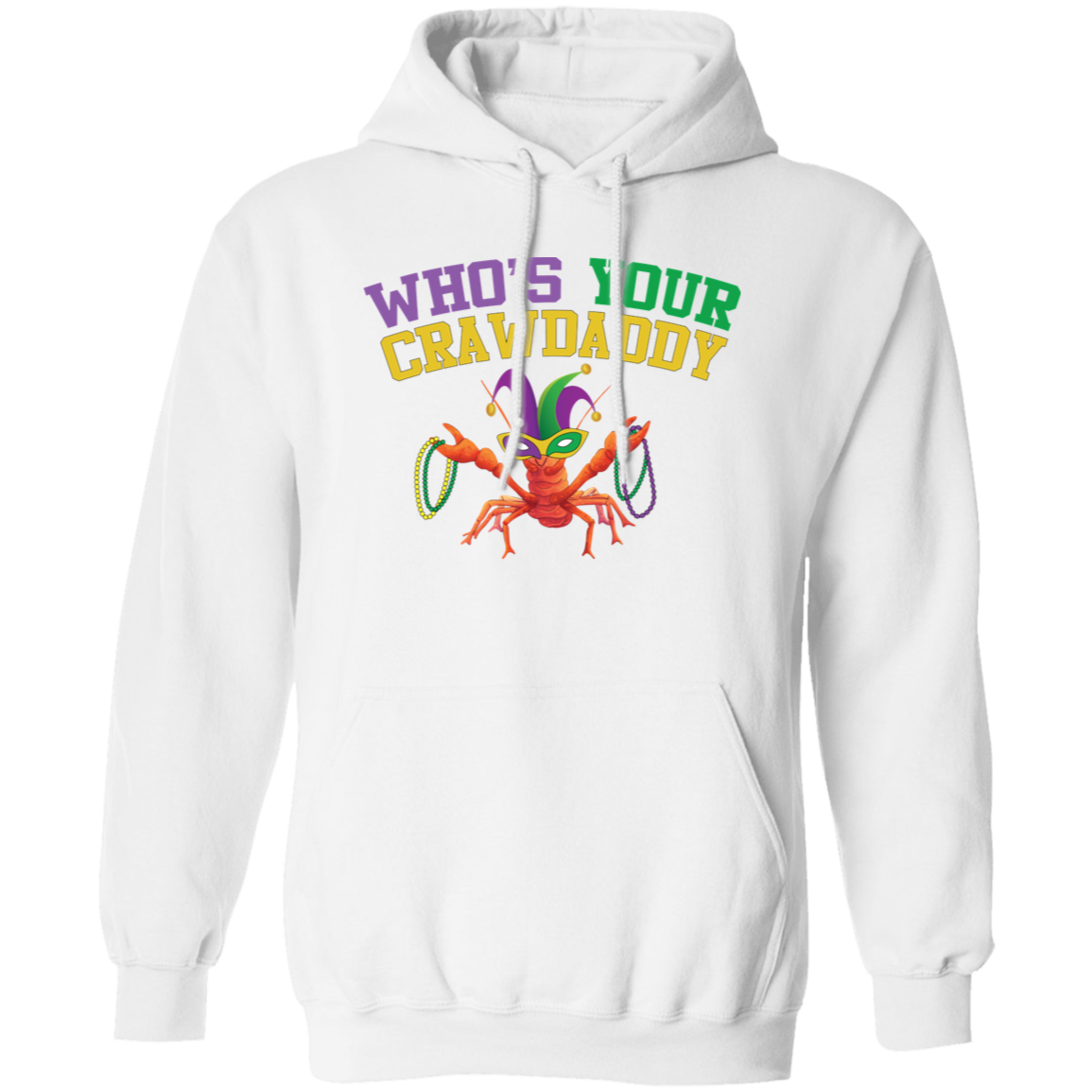 Mardi Gras Crawdaddy Unisex Hoodie