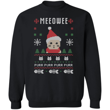 Meeowee Purr Purr Ugly Sweatshirt