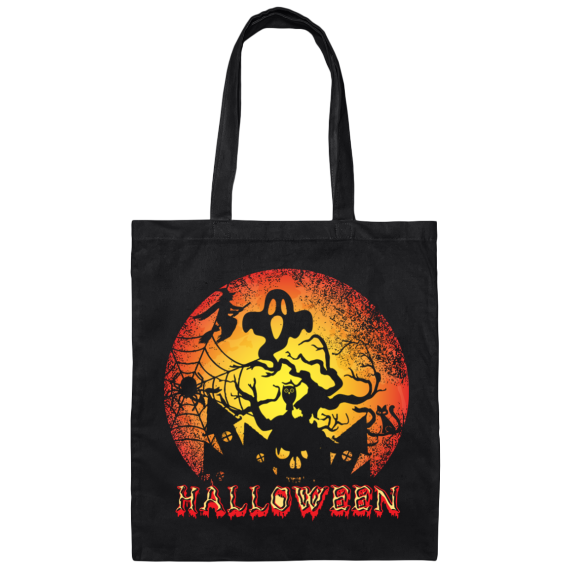 Halloween Canvas Tote Bag