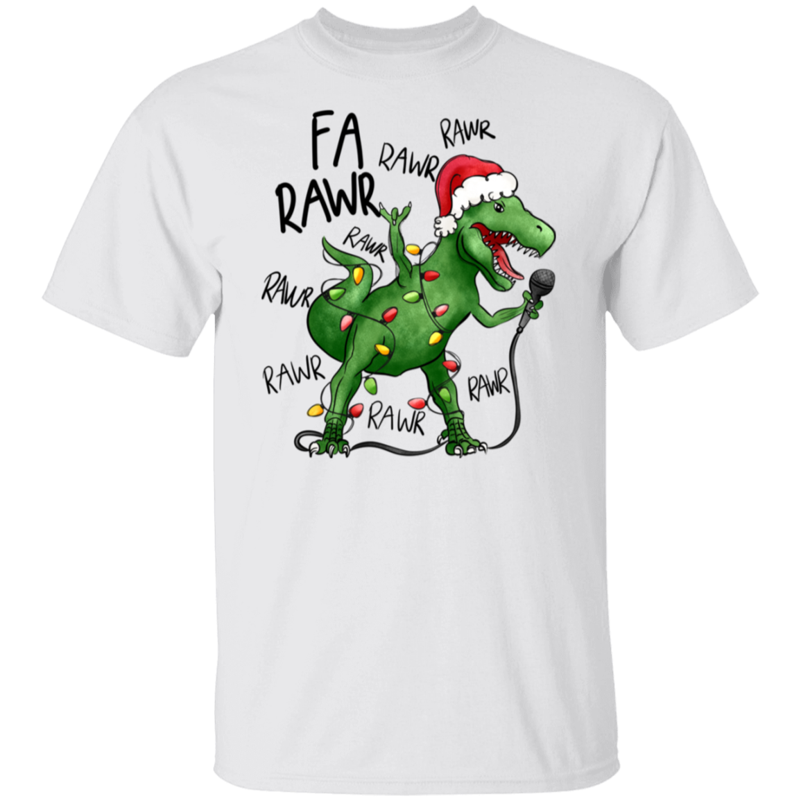 Fa Rawr Dinosaur Unisex Tee