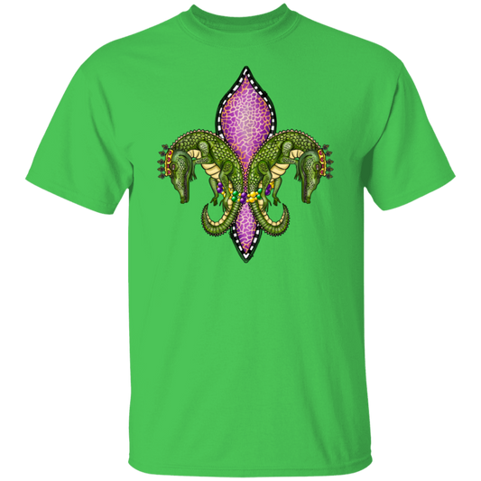 Mardi Gras Alligators Unisex Tee