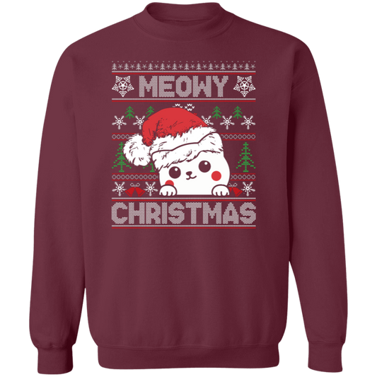 Meowy Christmas Ugly Sweatshirt