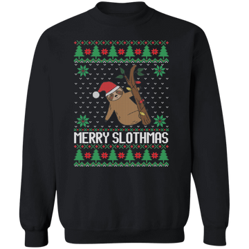 Merry Slothmas Ugly Sweatshirt