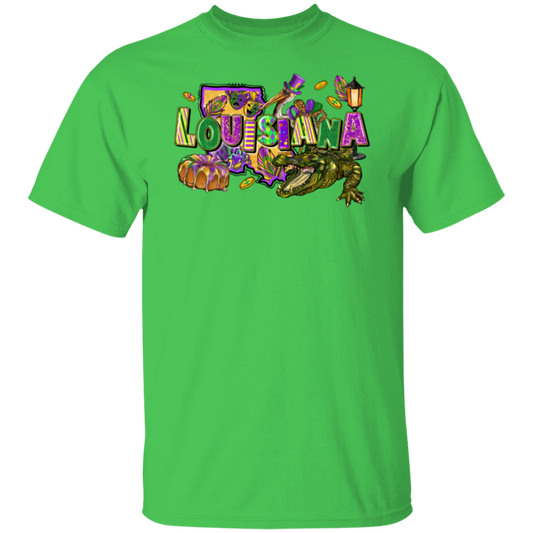 Mardi Gras Louisiana Unisex Tee