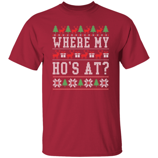 Where At Ugly Christmas Unisex Tee