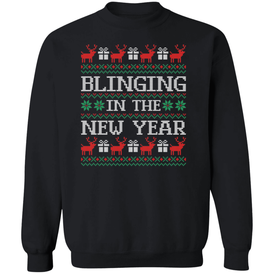 Blinging The New Year Ugly Sweatshirt