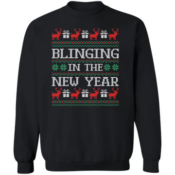 Blinging The New Year Ugly Sweatshirt