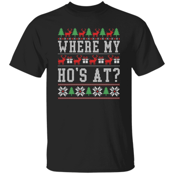 Where At Ugly Christmas Unisex Tee