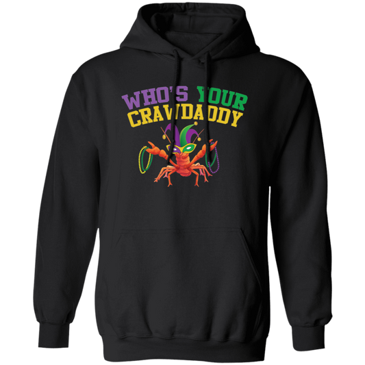 Mardi Gras Crawdaddy Unisex Hoodie