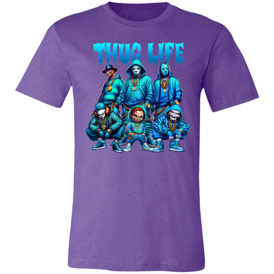 Thug Life Blue Unisex BC Tee