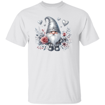 Silver Heart Gnome Unisex Tee
