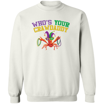 Mardi Gras Crawdaddy Unisex Sweatshirt