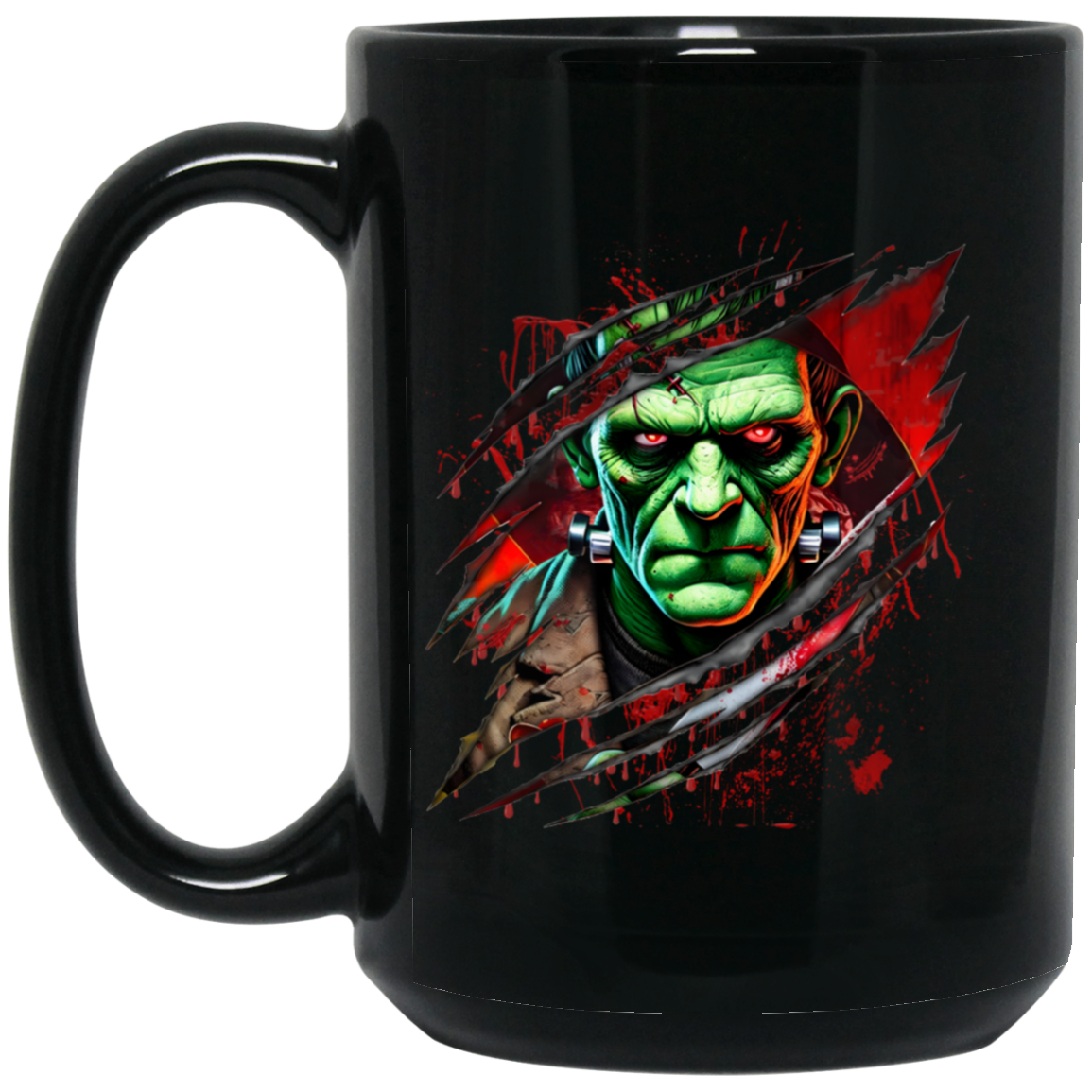 Creepy Frank 15oz Black Mug