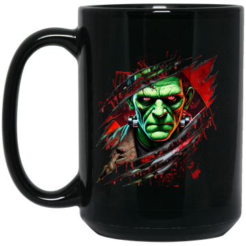 Creepy Frank 15oz Black Mug