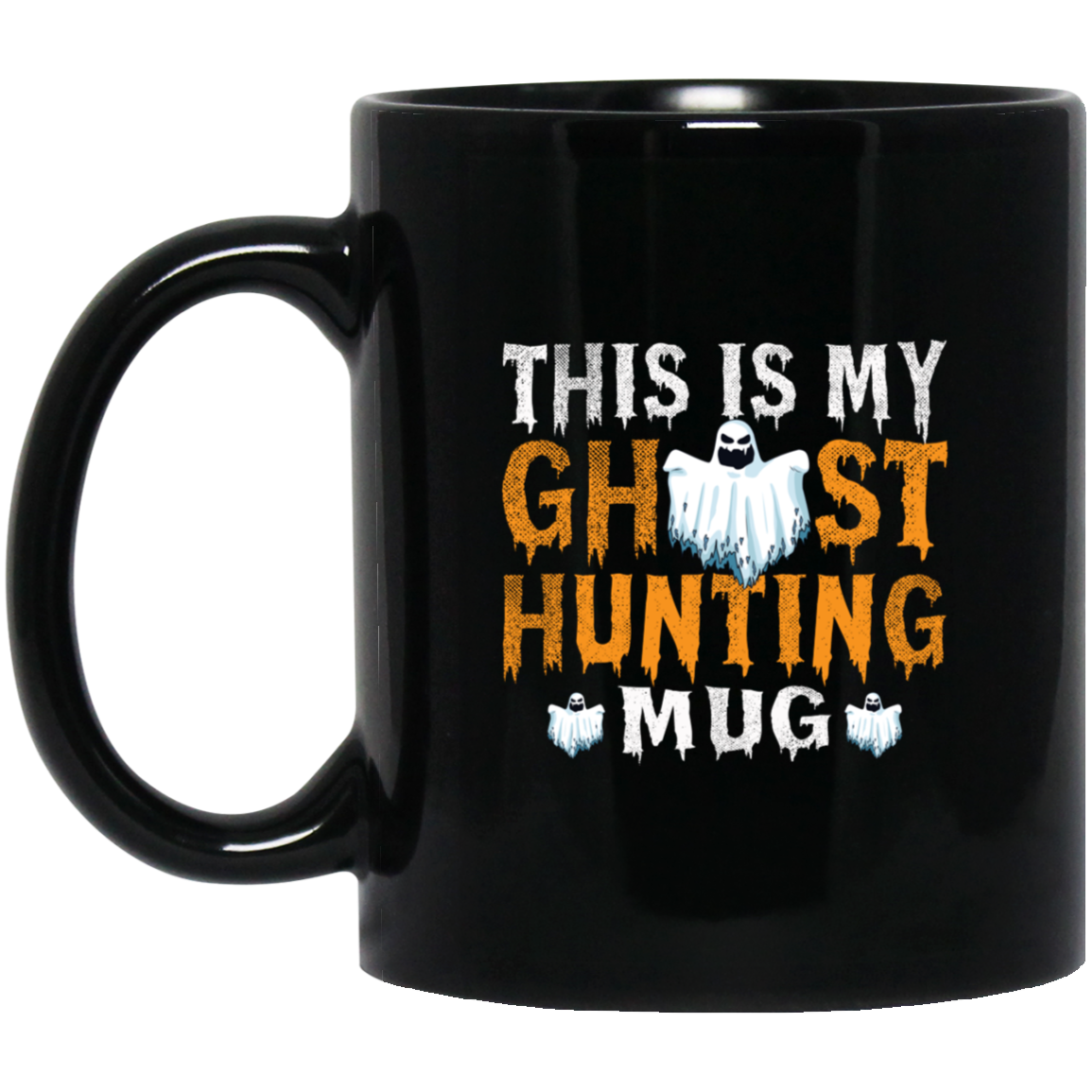 Deer - Ghost Hunting 11 oz. Black Mug