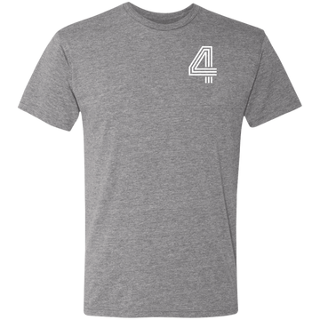 Four Logo w/back Triblend T-Shirt