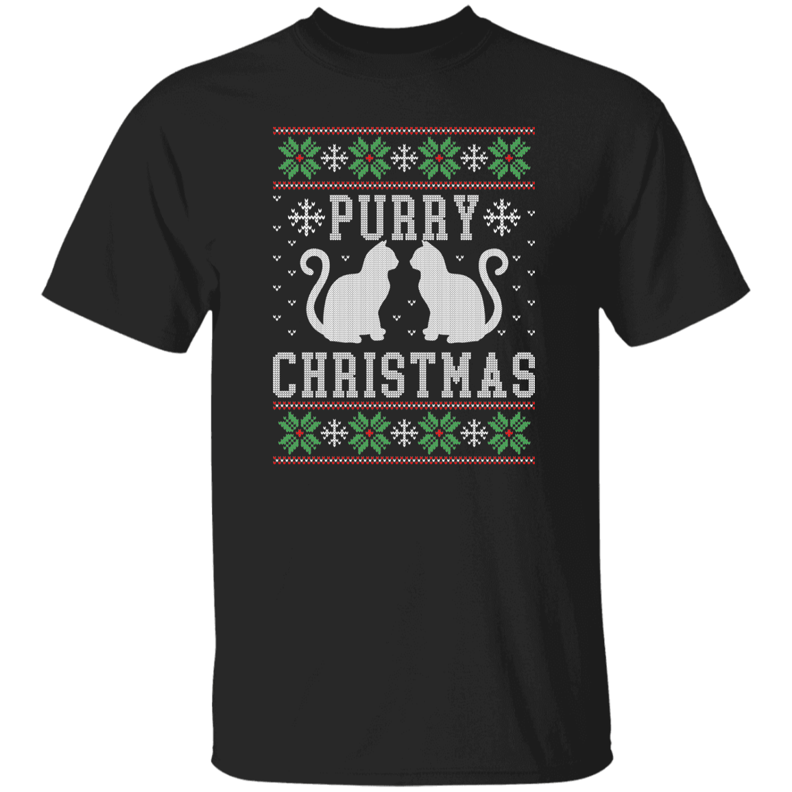 Purry Ugly Christmas Unisex Tee