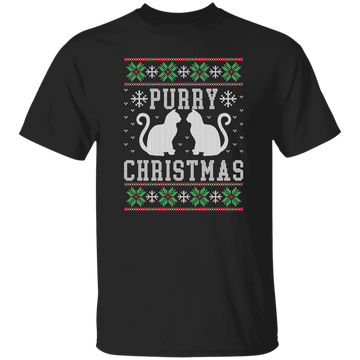 Purry Ugly Christmas Unisex Tee