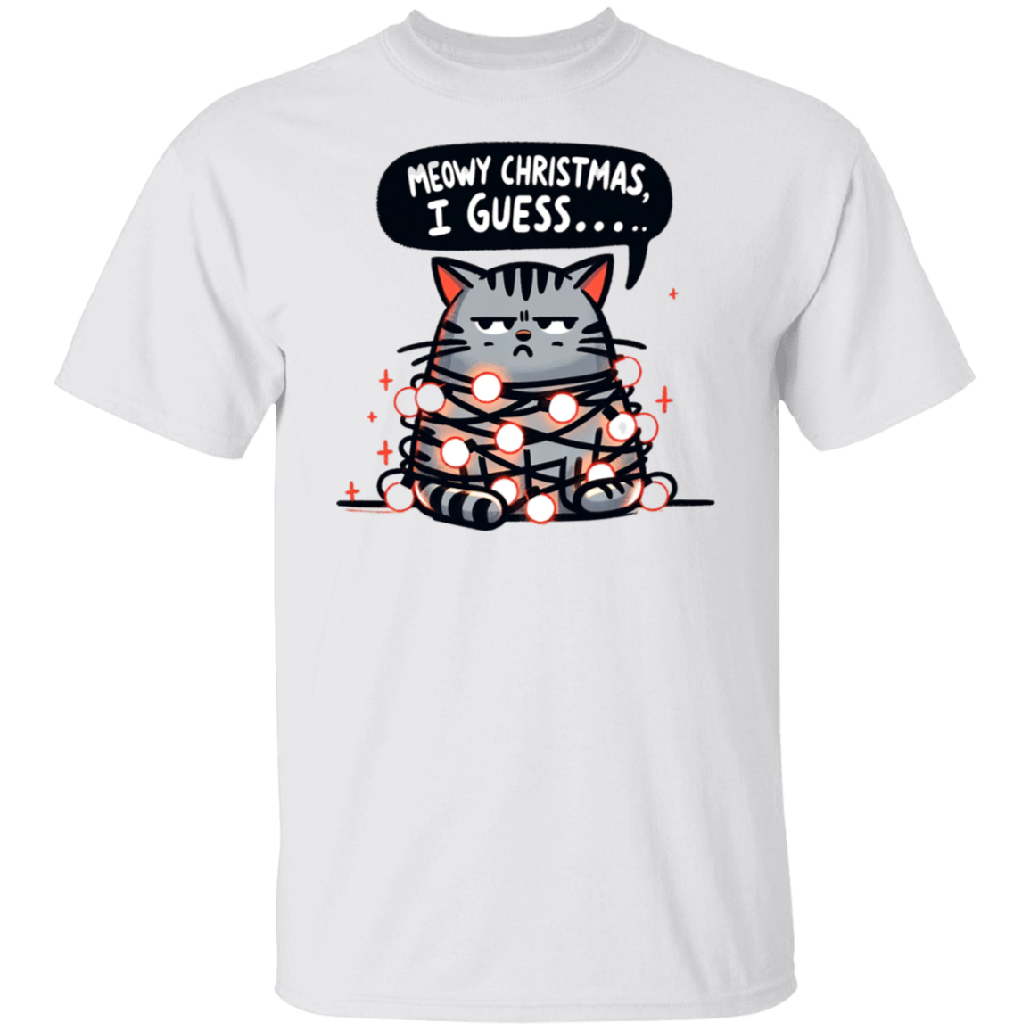 Meowy Christmas I Guess Unisex Tee