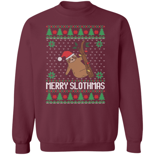 Merry Slothmas Ugly Sweatshirt