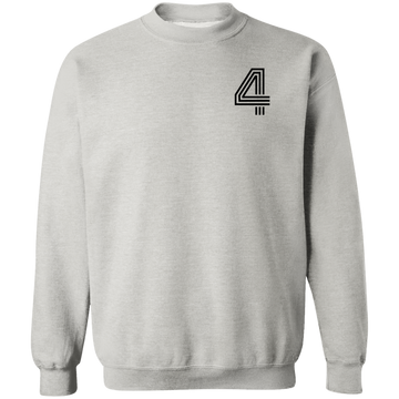 Four Ninja w/Back Crewneck Pullover Sweatshirt