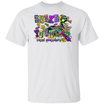 Mardi Gras Tail Feather Unisex Tee