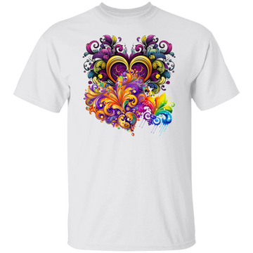 Mardi Gras Swirls Unisex Tee