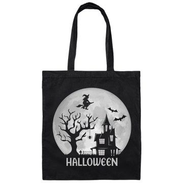 Scary Halloween Canvas Tote Bag