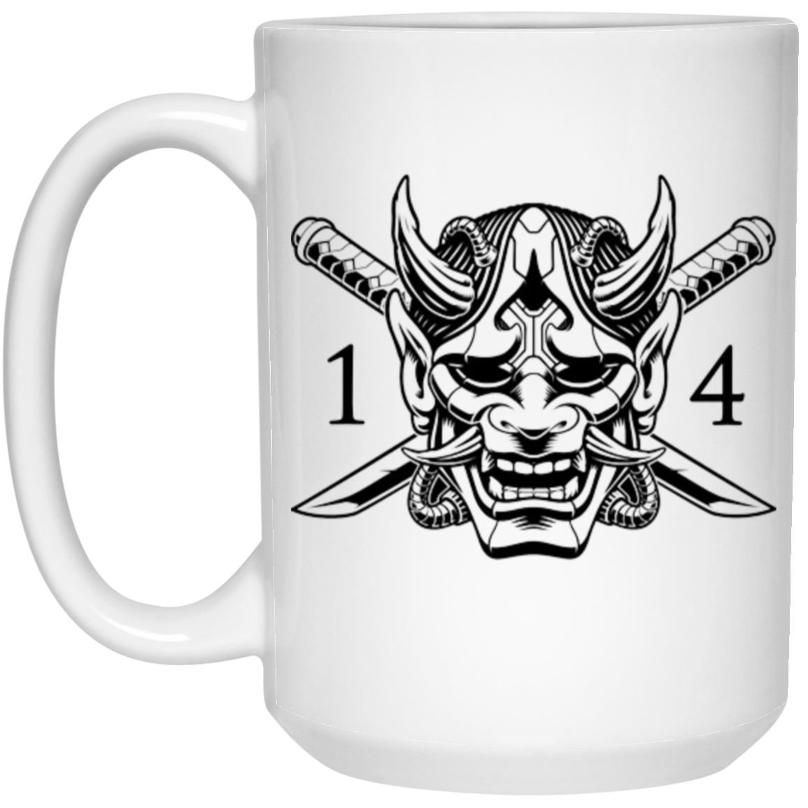 4/1 Skull Logo 15oz White Mug