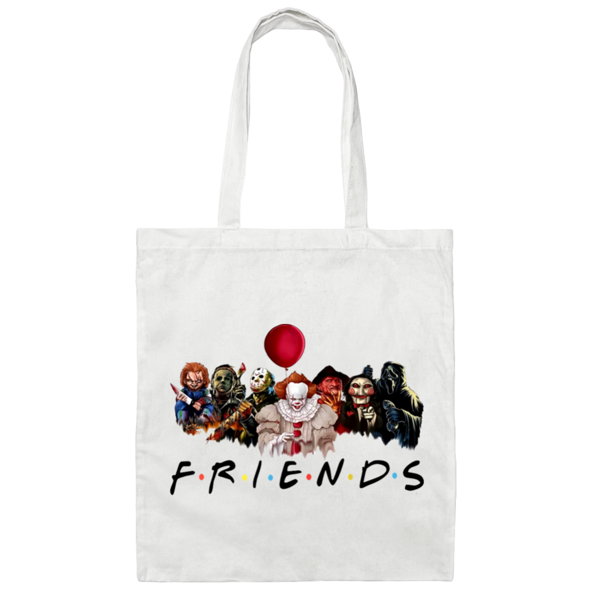 Horror Friends Canvas Tote Bag