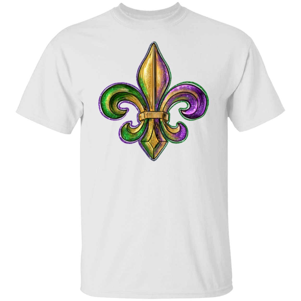 Mardi Gras Fleur De Lis Unisex Tee