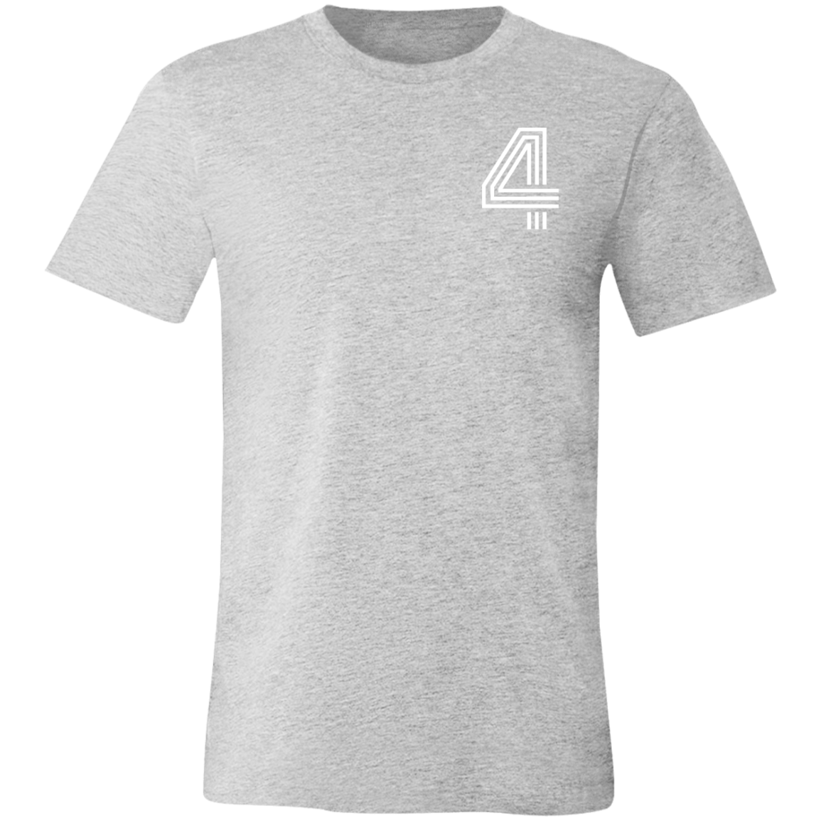 Four & Skull Back Unisex SC Tee