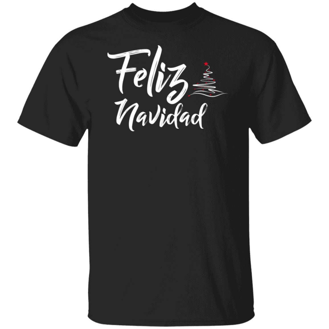 Feliz Navidad Tree Unisex Tee