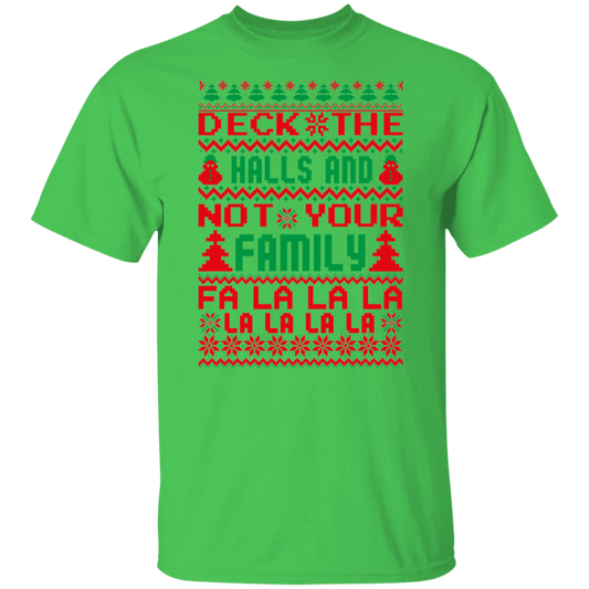 Deck The Halls Family Unisex Tee