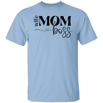 Wife Mom Boss Unisex Tee