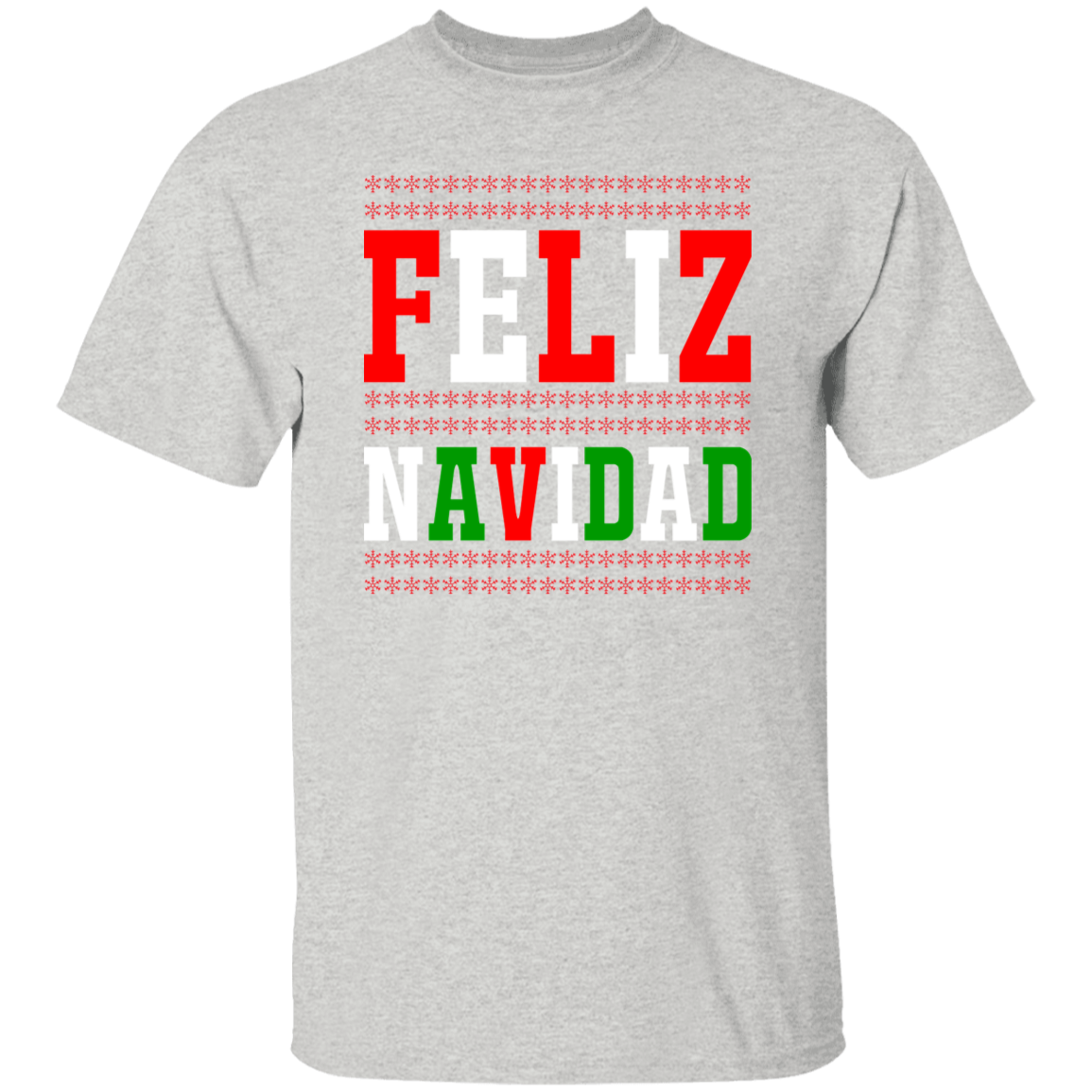 Feliz Navidad Ugly Christmas Unisex Tee