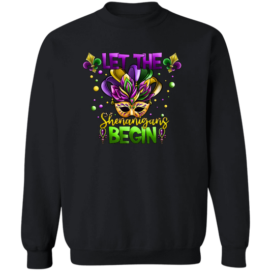 Mardi Gras Shenanigans Unisex Sweatshirt