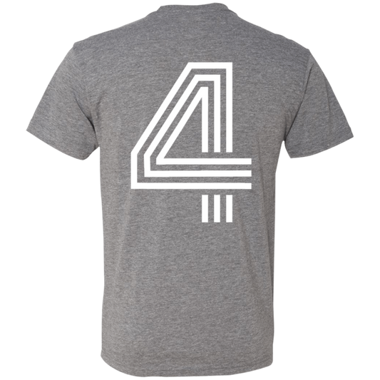 Four Logo w/back Triblend T-Shirt