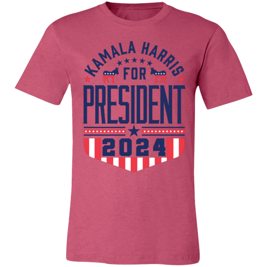 Harris For President 2 Unisex BC Tee