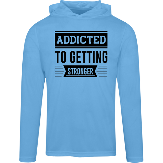 Getting Stronger Team 365 Mens Zone Hooded Tee