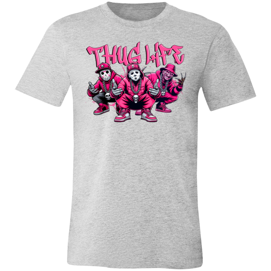 Thug Life Pink Unisex BC Tee