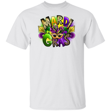 Mardi Gras Mask Unisex Tee