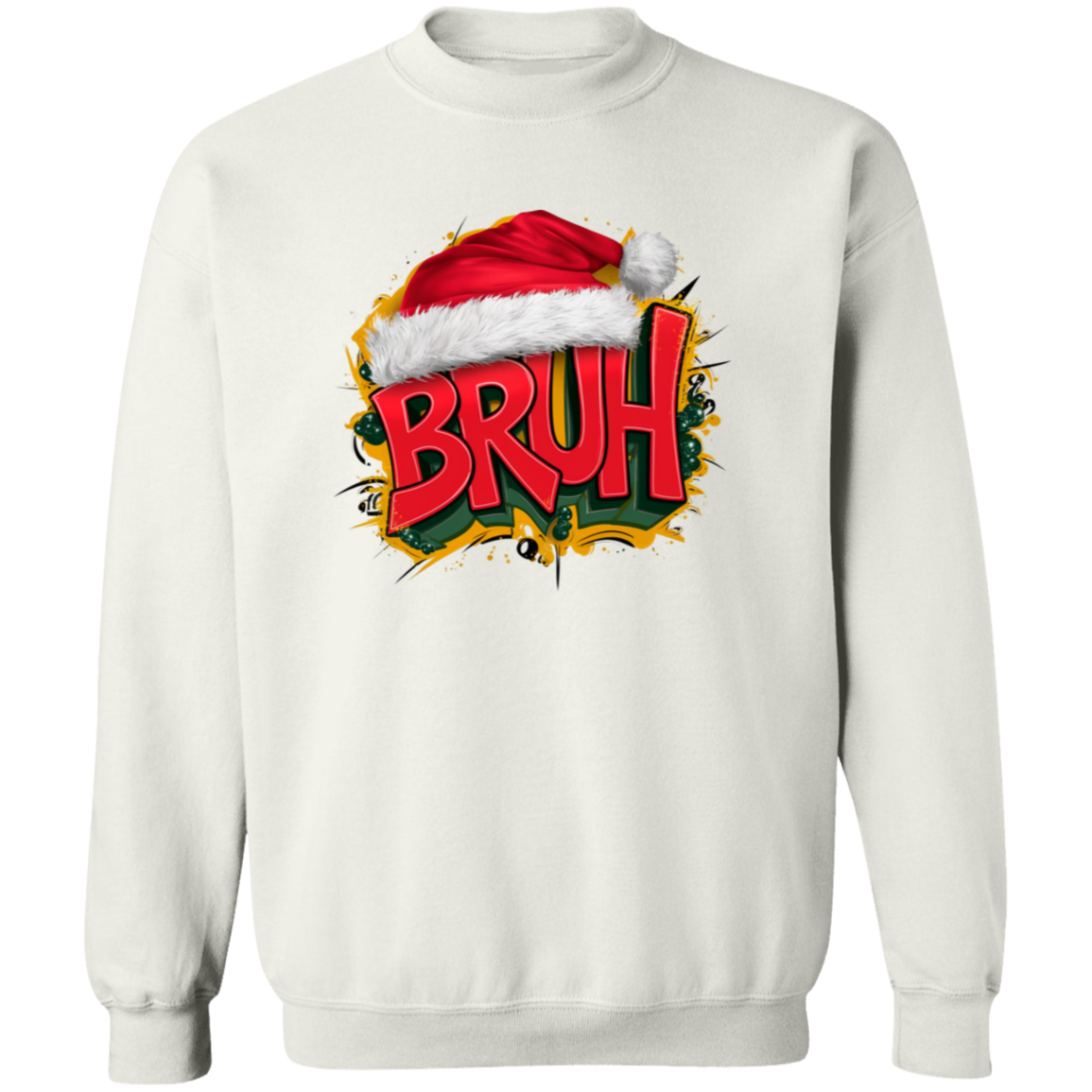 Bruh Christmas 2 Unisex Pullover Sweatshirt