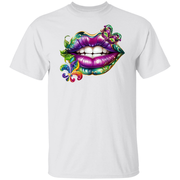 Mardi Gras Lips Unisex Tee