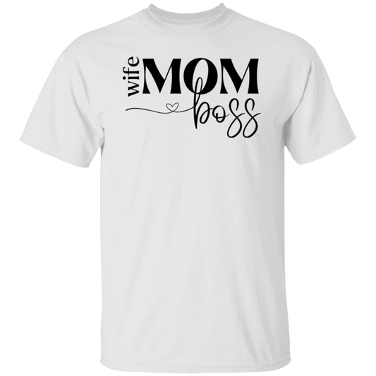 Wife Mom Boss Unisex Tee