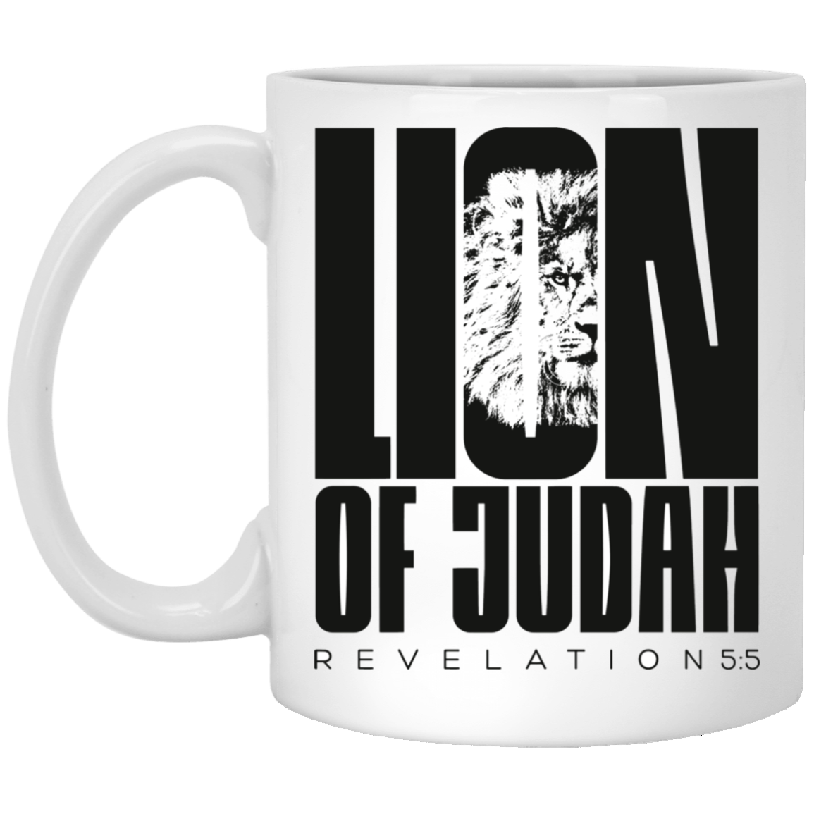 Lion of Judah 11 oz. White Mug