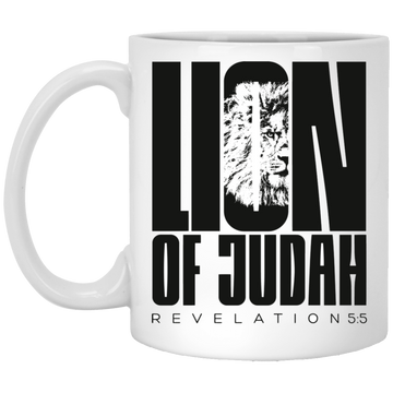 Lion of Judah 11 oz. White Mug